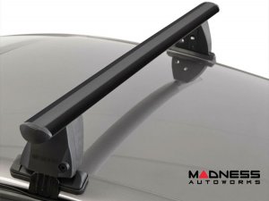 FIAT 500L Roof Rack Cross Bars - Smooth Roof - Black 